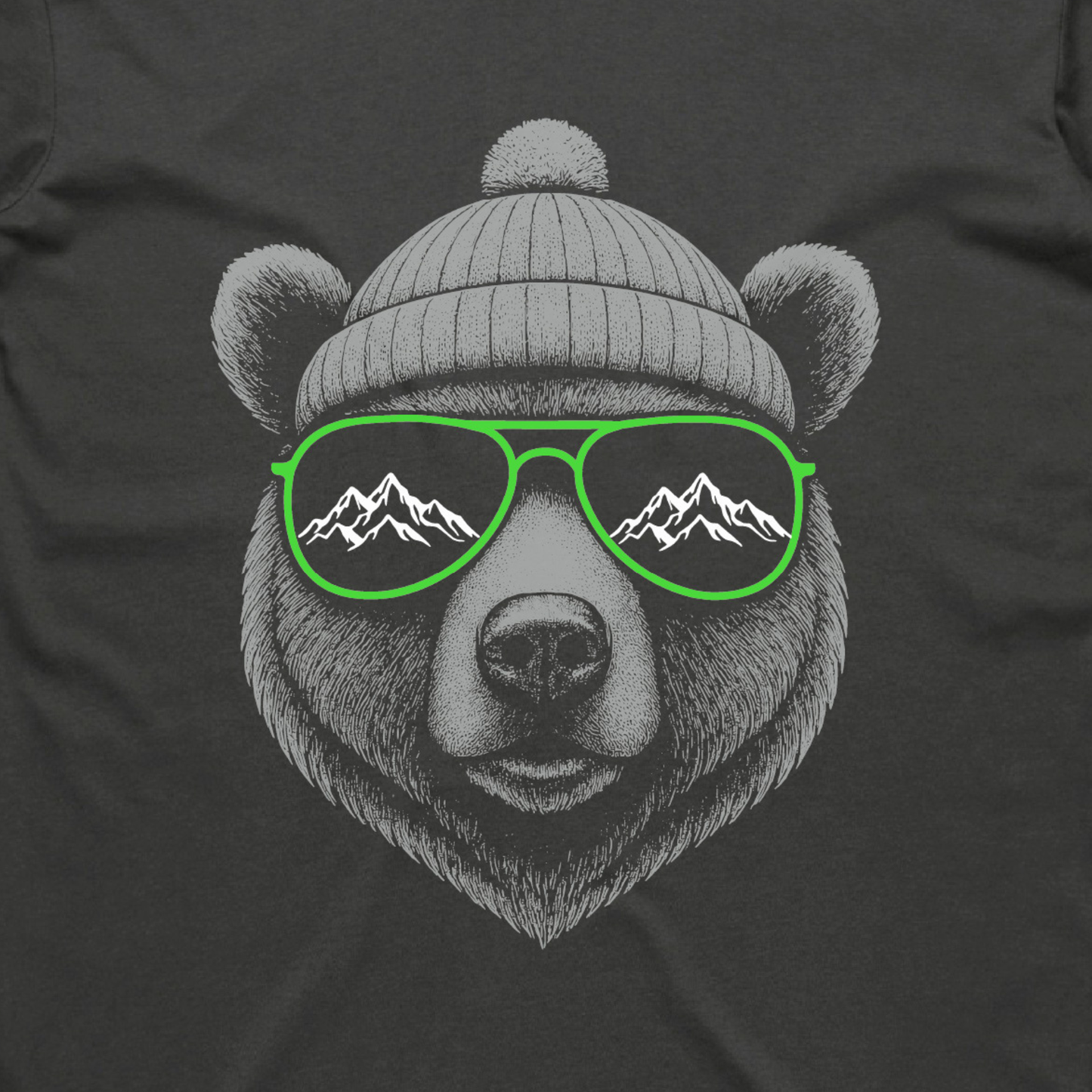 WUTA Black Bear Short Sleeve T-Shirt