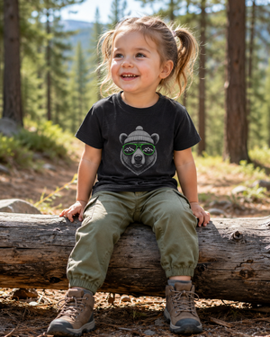 WUTA Black Bear Toddler T-Shirt