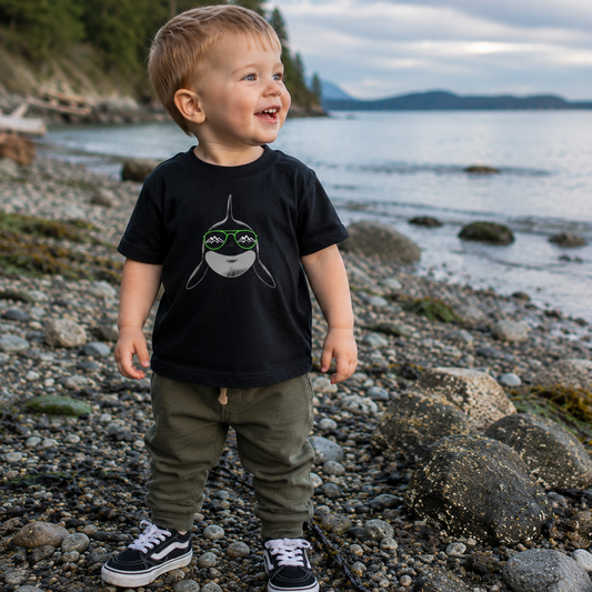 WUTA Toddler Orca Short Sleeve T-Shirt